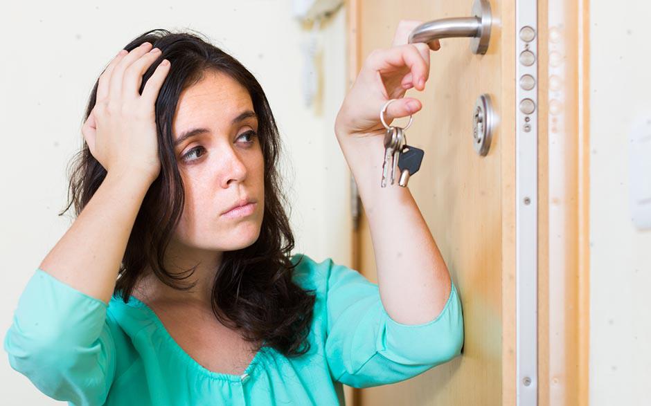 ouvrir une porte avec clé à l intérieur Combs-la-Ville